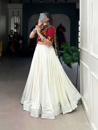 White navratri lehenga choli online
