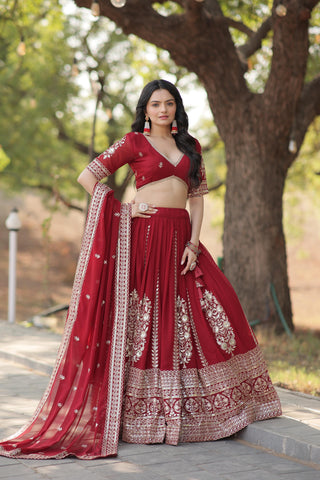 Maroon Lehenga Bridal
