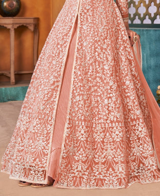 Orange Salwar Suit With dupatta images