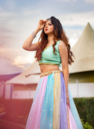 Georgette Lehenga for women
