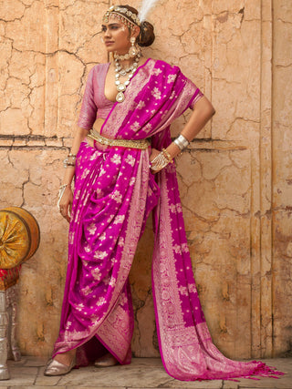 Pink Georgette sarees Party Wear
