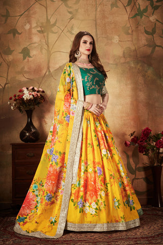 Organza Lehenga Choli