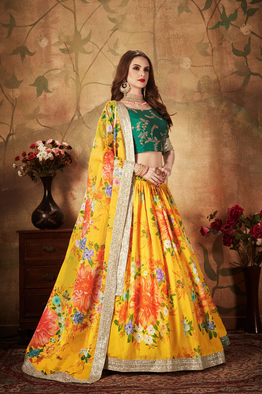 Organza Lehenga Choli