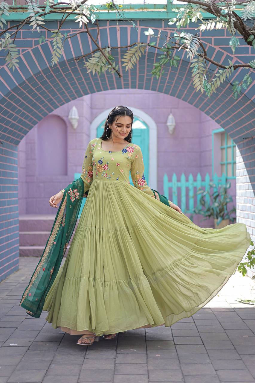 Designer Sequins Embroidered work