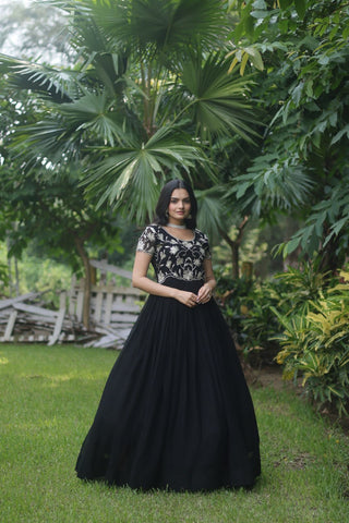 Black Gown for wedding Party