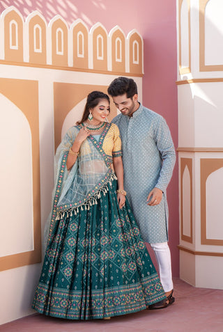 indian designer couple wear for wedding