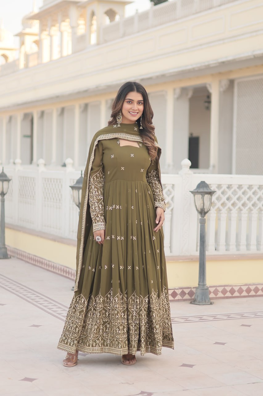 mehendi anarkali