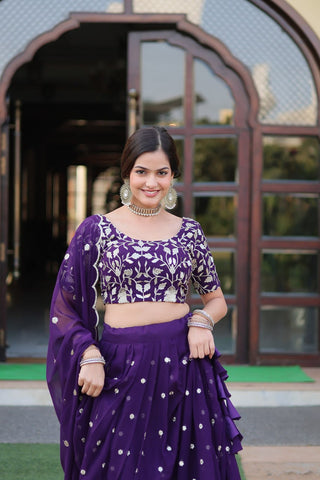 Purple Lehenga Bridal