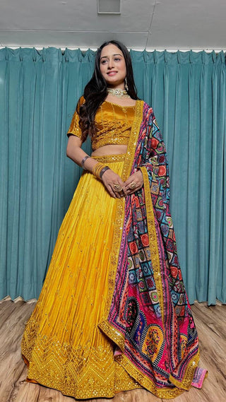 Yellow Lehenga for wedding