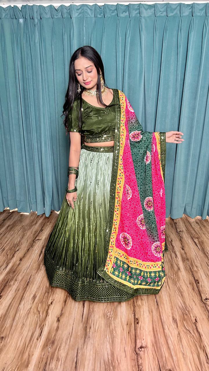 Heavy Lehenga choli with dupatta