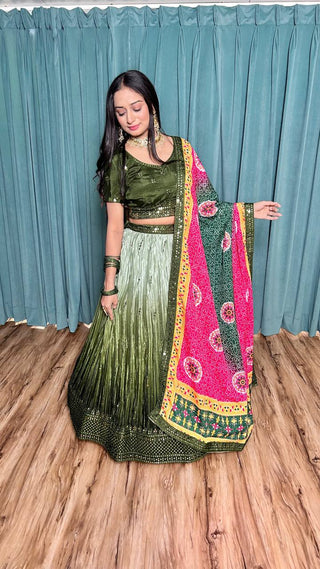 Heavy Lehenga choli with dupatta