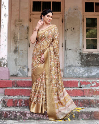 Indian Printed Silk sarees