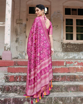  pink saree Wedding