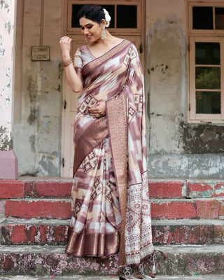 Coffee Brown Saree