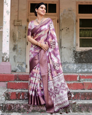 Baby pink saree Wedding