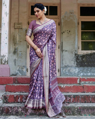 Wine colour saree for Wedding