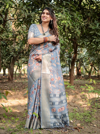 Silk printed sarees with price