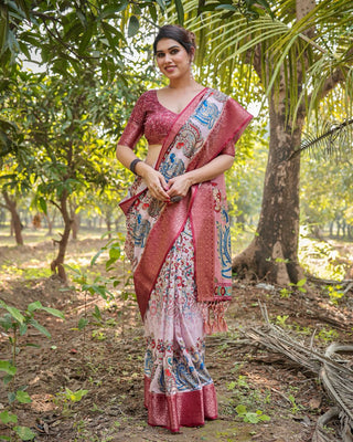 Red Silk Saree for wedding