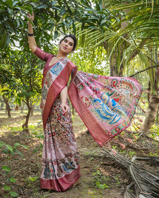 Red Soft Silk Saree