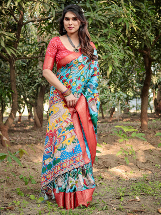 Multi colour sarees for wedding