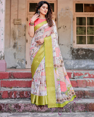 Pure Silk printed sarees