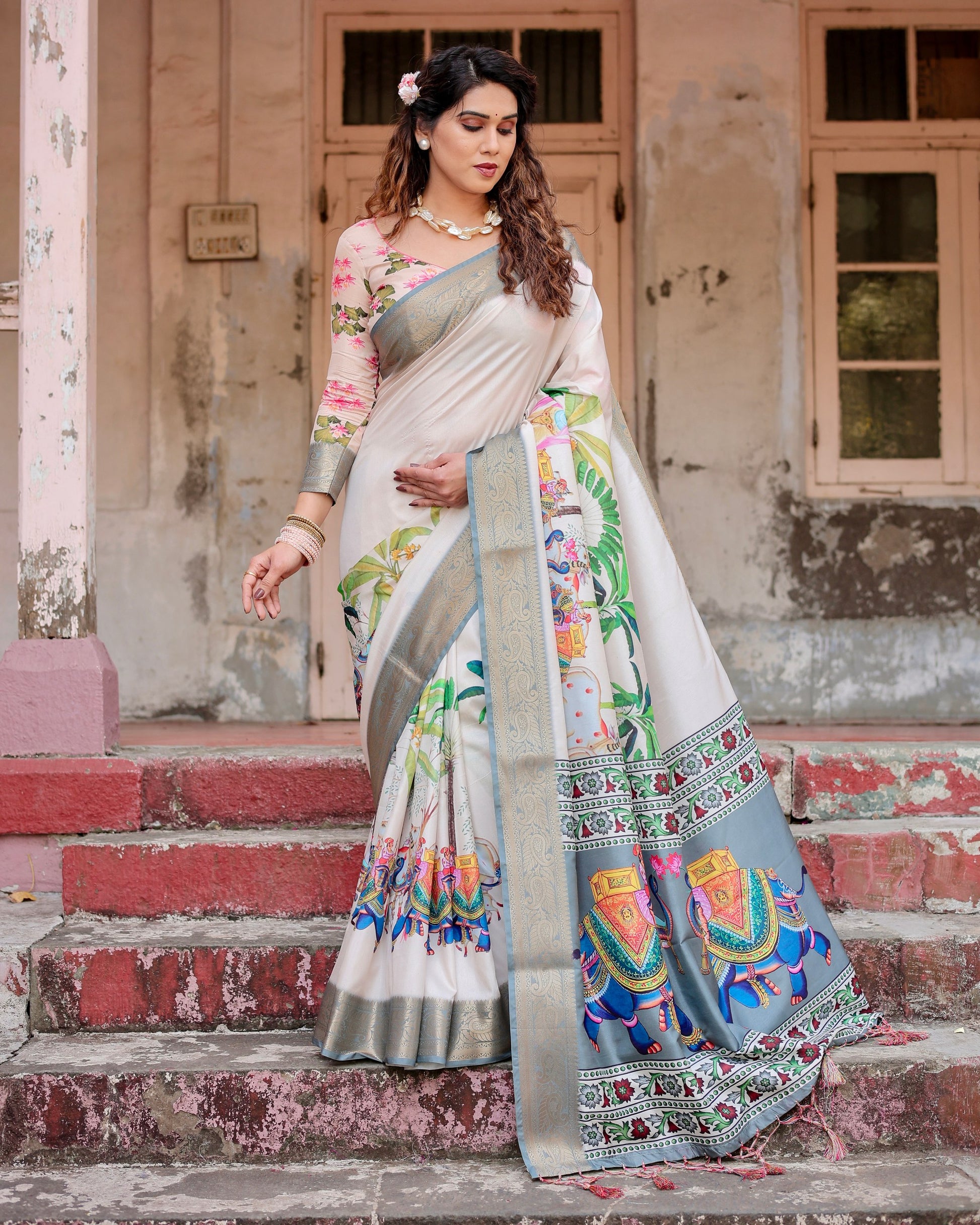 Digital silk sarees with price