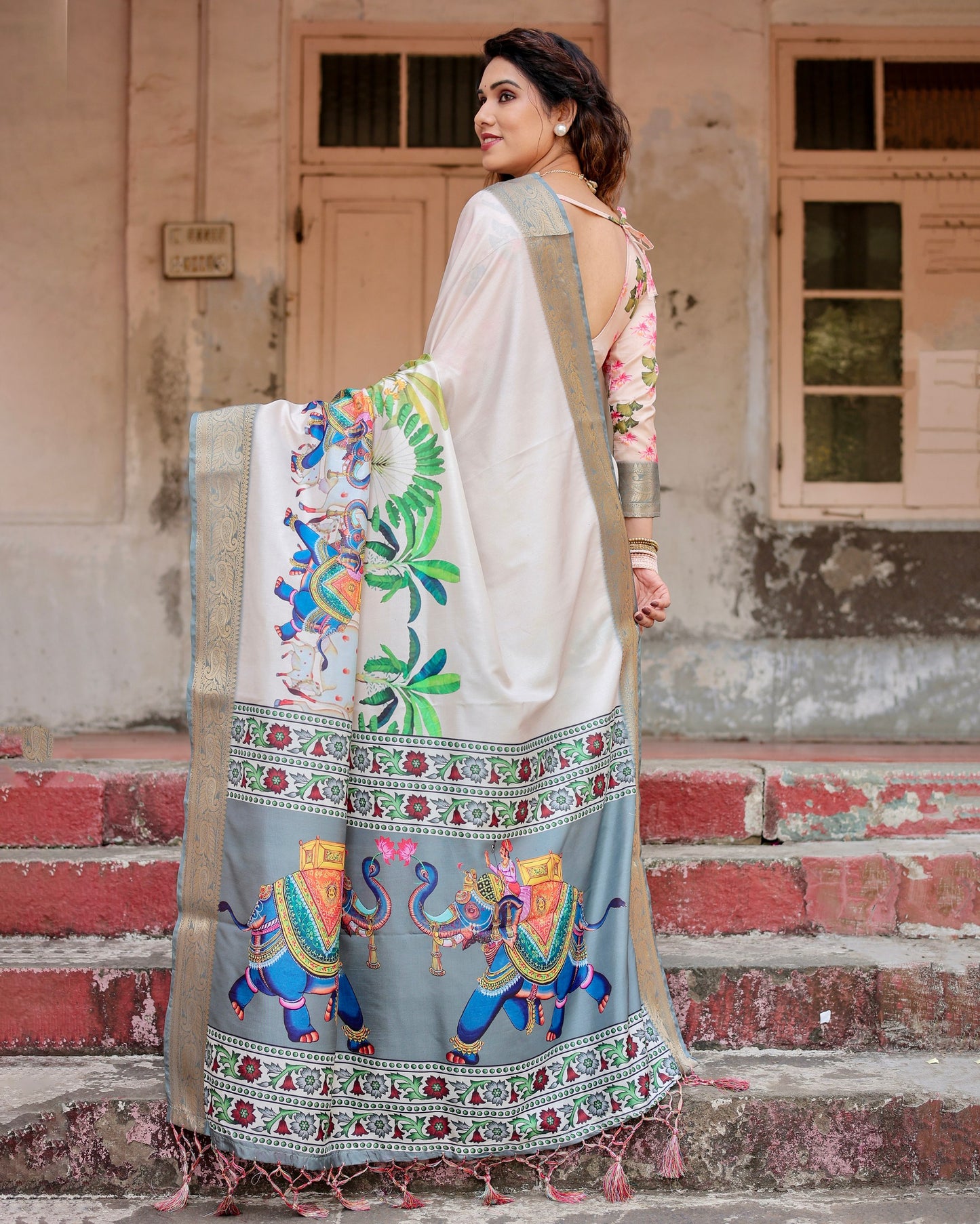 Digital silk sarees for wedding