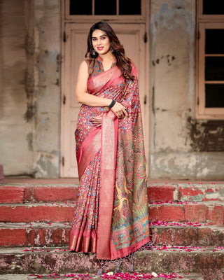 Red Soft Silk Saree