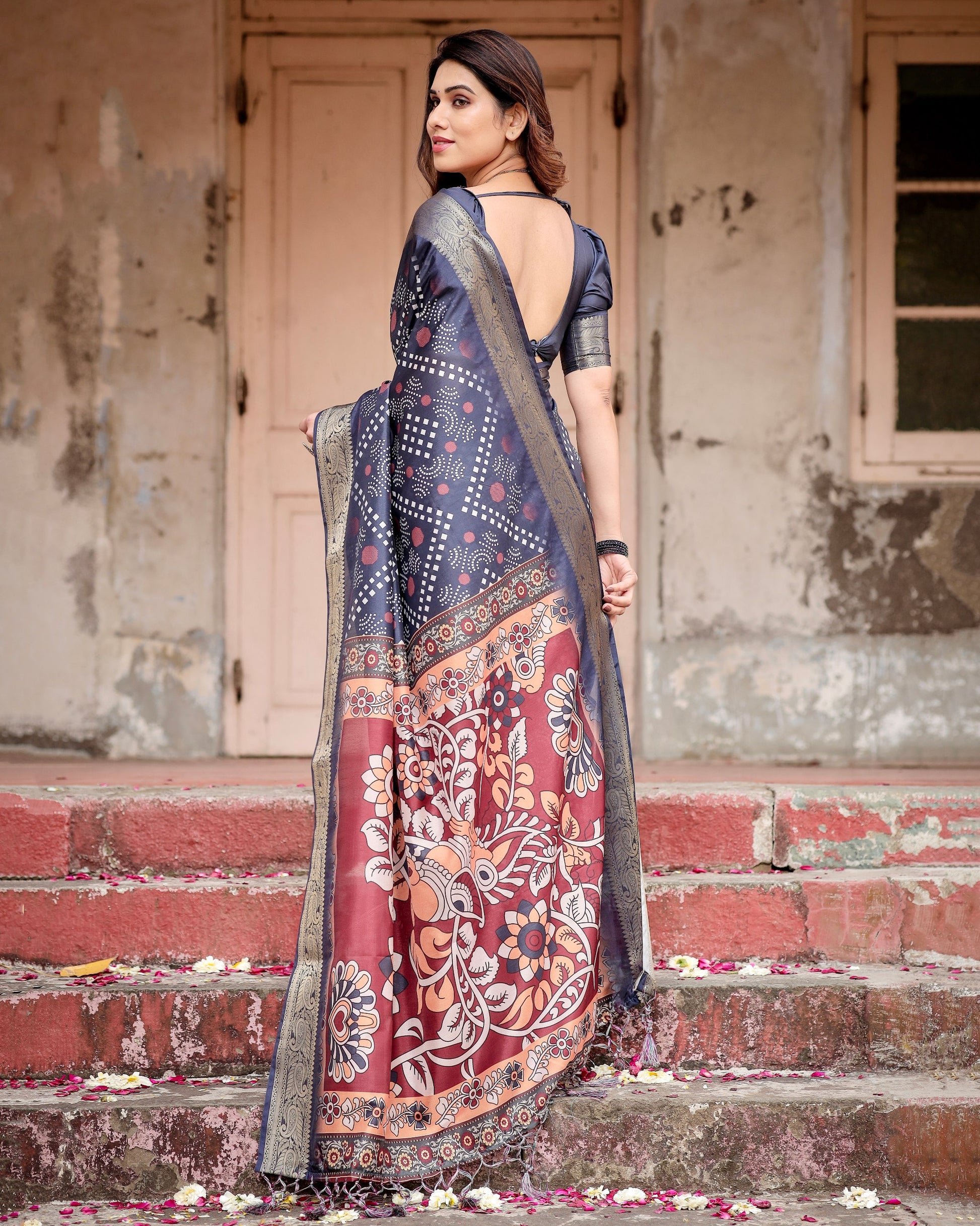 Heavy designer party wear Saree