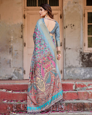 Kalamkari Digital Print Saree