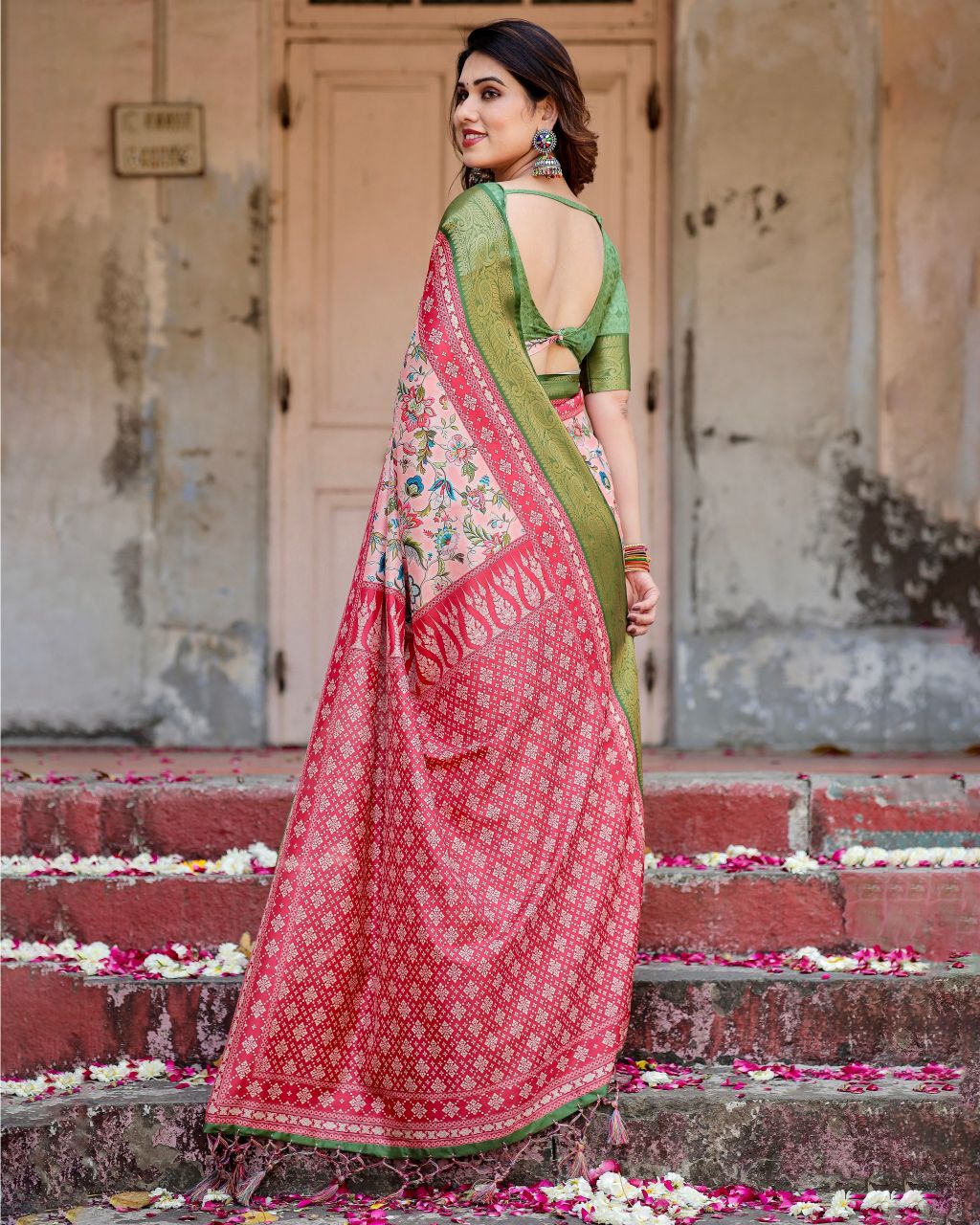 Designer silk sarees for wedding 