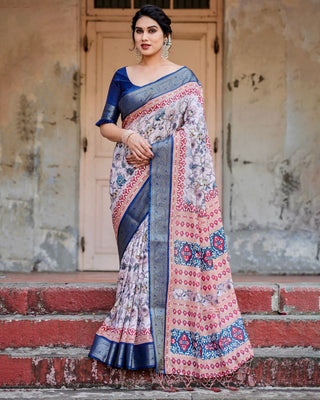 Pure Silk printed sarees