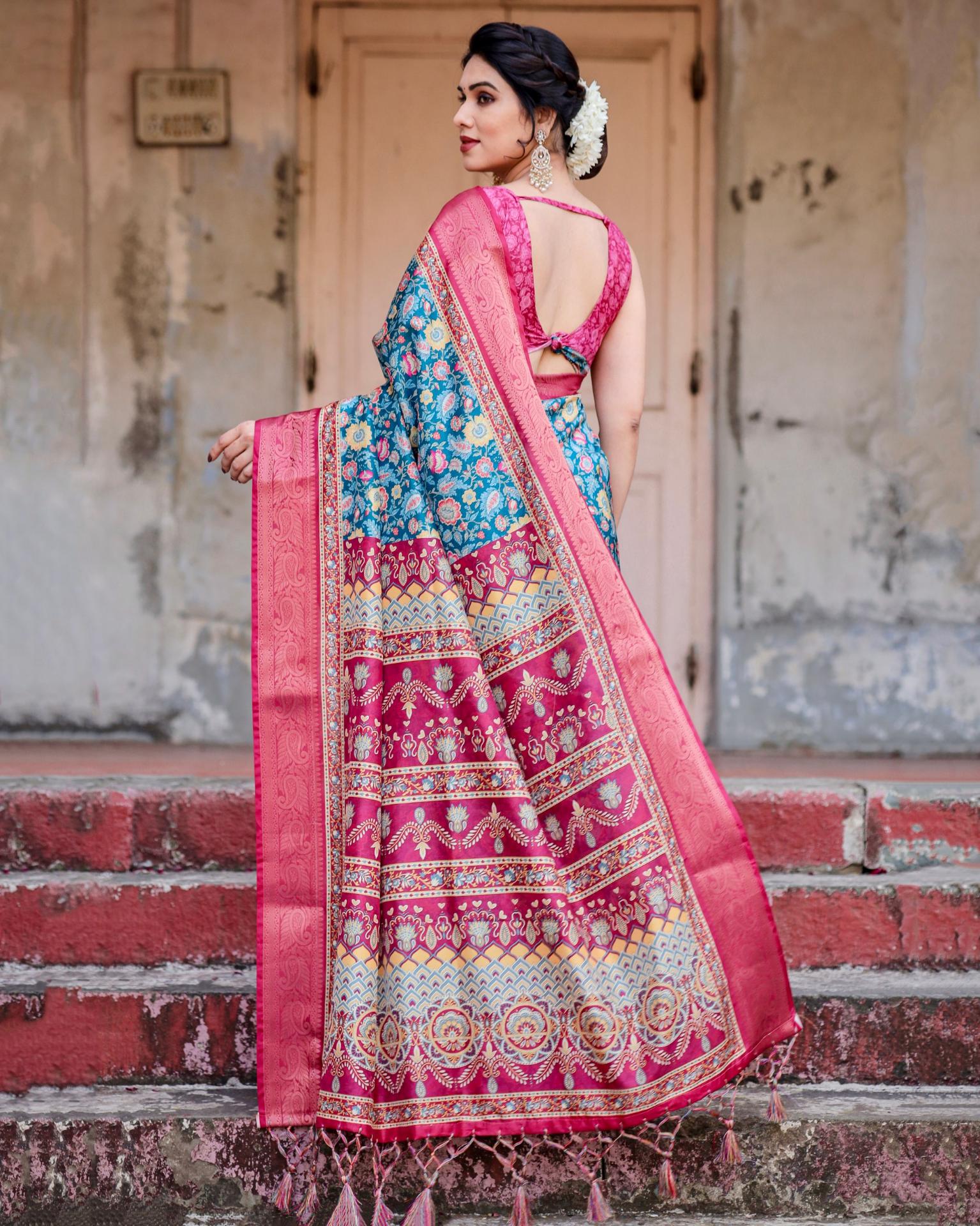 Multi Printed Sarees