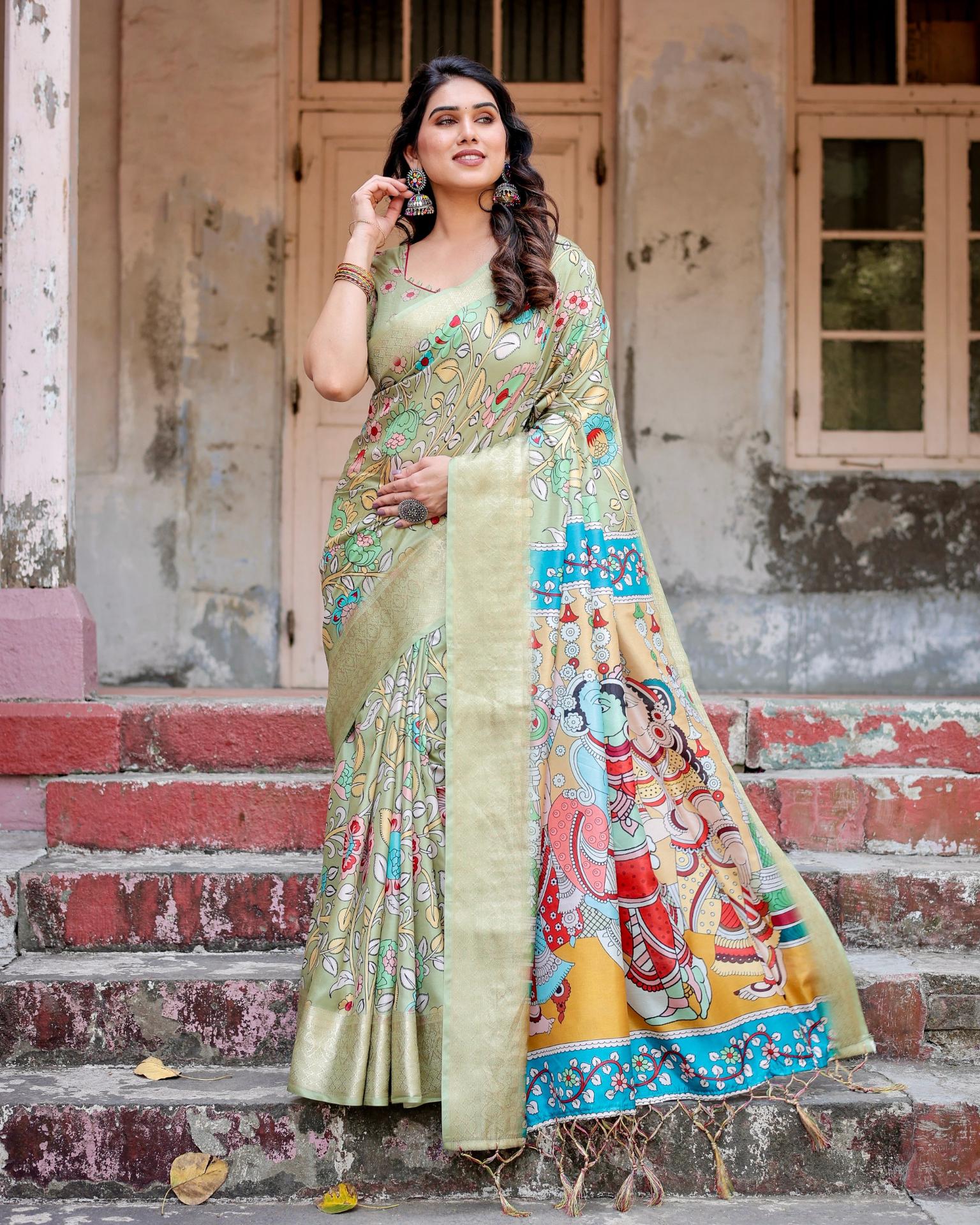Beautiful Printed Saree 