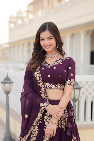 Embroidered work Lehenga