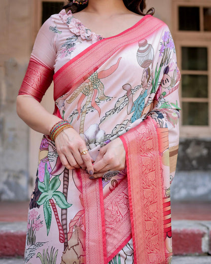 Digital printed silk sarees online