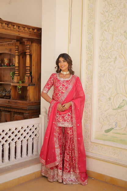 Women readymade sharara suits party wear