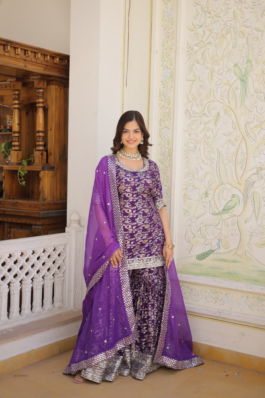 Buy Sharara Suit & Gharara Suits Online in USA