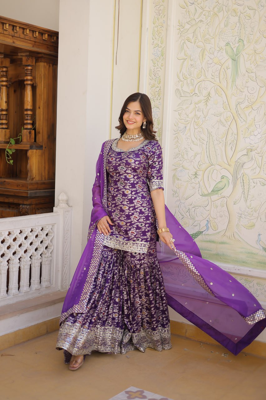 Buy Designer Sharara Suit Sets Online at Best Prices