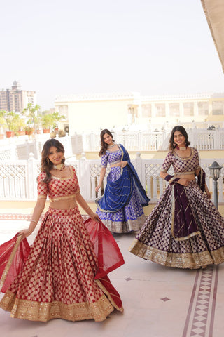 Blue lehenga choli for women