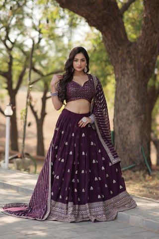 light purple lehangas choli online usa