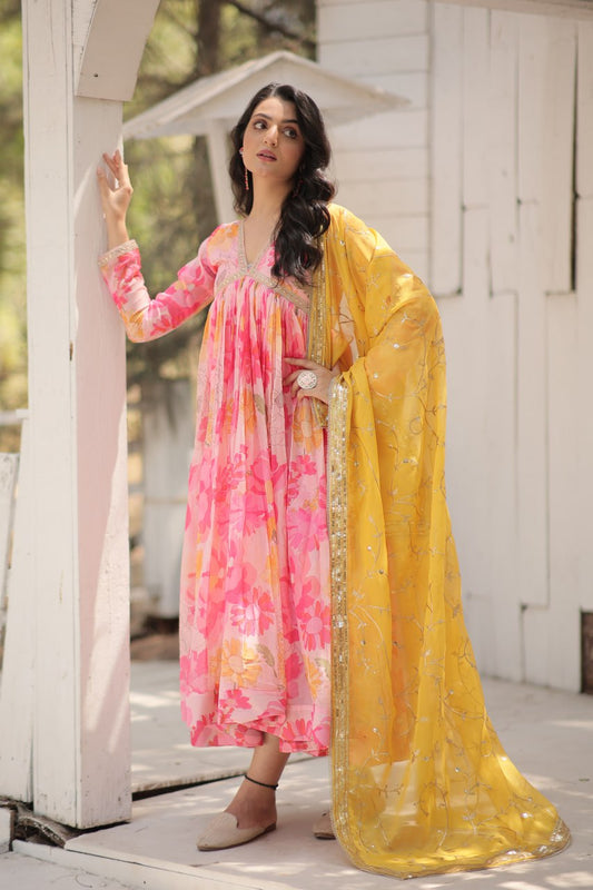 Maxi gown for women party wear