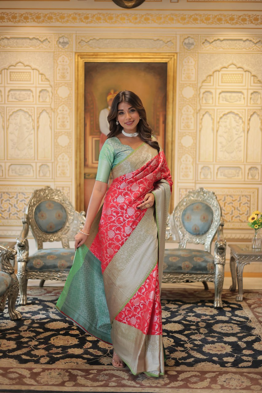 Kanjivaram silk  indian design sari