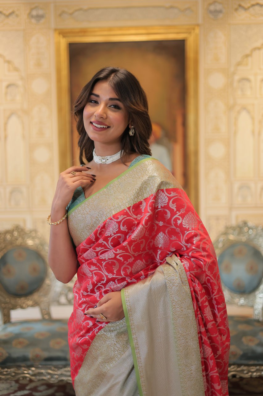 Red Kanjivaram Silk Saree
