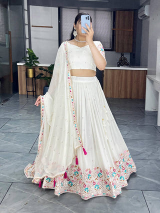 White Lehenga Choli