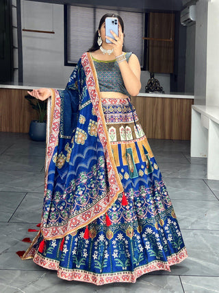 Navratri silk lehenga choli for women with price