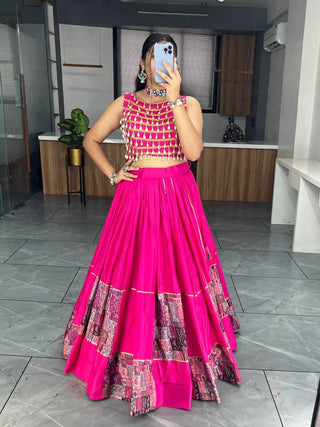 Pink Lehenga Choli