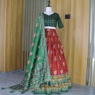 Latest chaniya choli patola and bandhani for navratri price