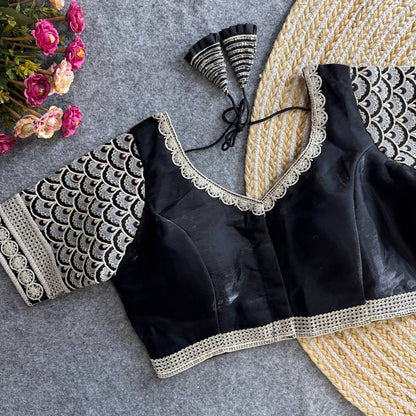 Black color jimmy choo designer blouse