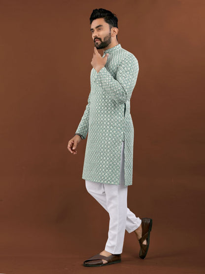 Ethnic wear rayon mens kurta in UK